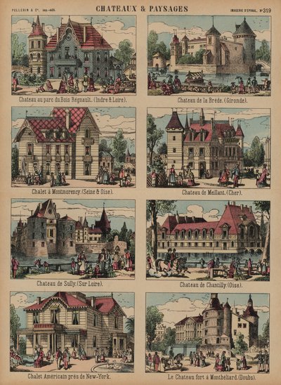 Burgen und Landschaften von French School