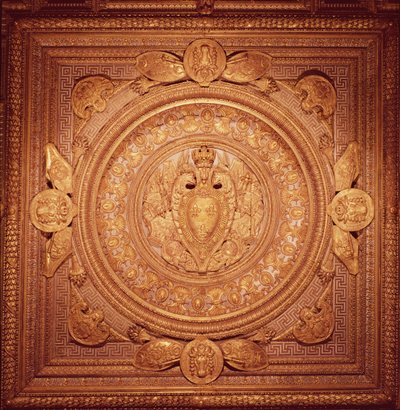 Decke aus dem Schlafzimmer von Heinrich II. von French School