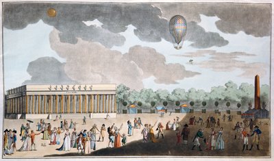 Feier des Bastille-Tages, 14. Juli auf den Champs Elysees, Paris im Jahr 1801 von French School