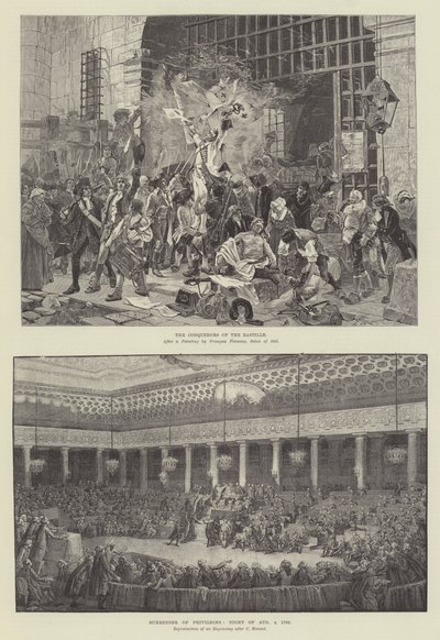 Hundertjahrfeier der Französischen Revolution (Gravur) von French School