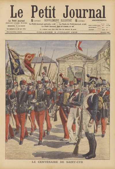 Hundertjahrfeier der Gründung der französischen Militärakademie in Saint-Cyr, Paris von French School