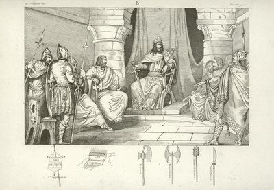 Charibert I., Frankenkönig von Paris von French School