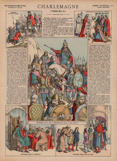Karl der Große, 768-814 von French School