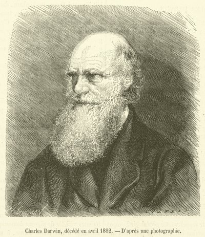 Charles Darwin, decede en avril 1882 von French School