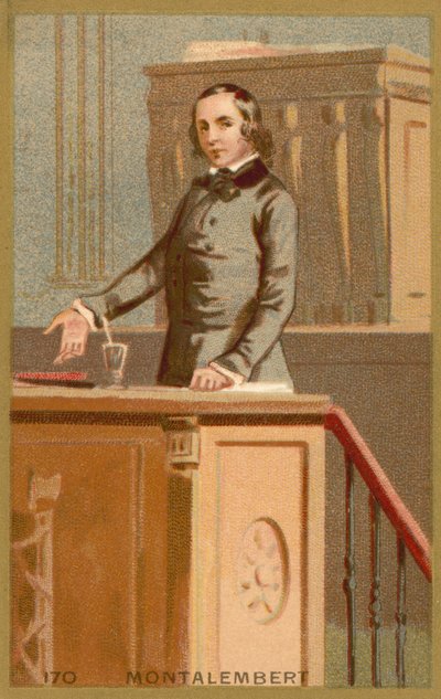 Charles Forbes René de Montalembert, französischer Historiker von French School
