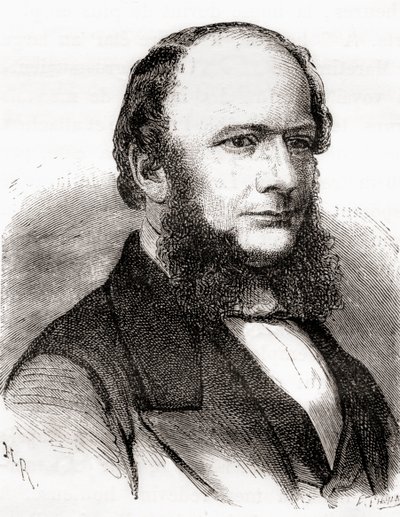 Charles William Siemens, aus Les Merveilles de la Science, veröffentlicht um 1870 (Gravur) von French School