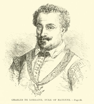 Charles de Lorraine, Herzog von Mayenne von French School