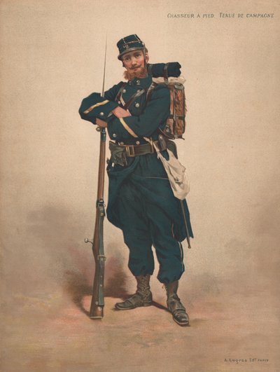 Fußjäger, Felduniform von French School