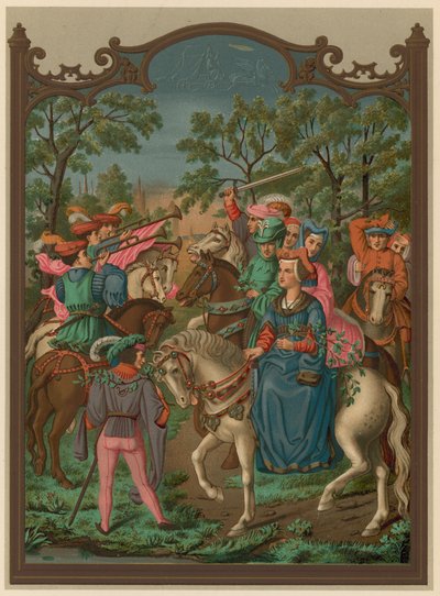 Schlossleben auf dem Weg zum Spaziergang von French School