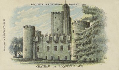 Schloss Roquetaillade, Gironde von French School