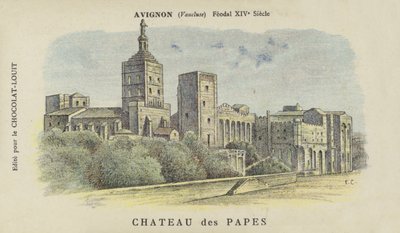Schloss der Päpste, Avignon, Vaucluse von French School
