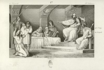 Childebert III., König der Franken von French School