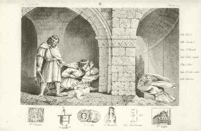 Childebert I., Frankenkönig von Paris von French School