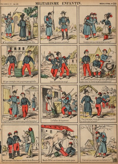 Kindlicher Militarismus von French School