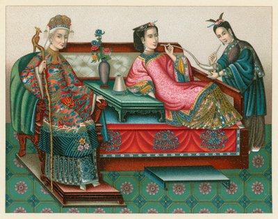 China Kostüm von French School