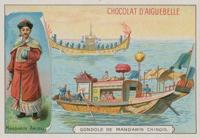 Chinesischer Mandarin-Admiral und Gondel von French School