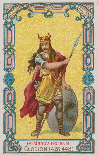 Chlodio, merowingischer König von Frankreich von 428-448 von French School
