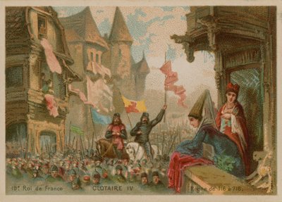 Chlothar IV. von Frankreich von French School