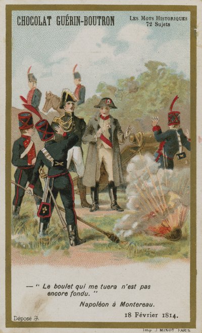 Chocolat Guerin-Boutron Sammelkarte, Historische Wörter Serie von French School