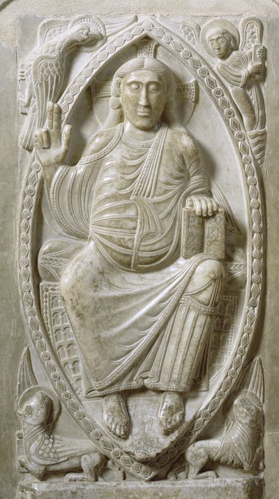 Christus in Majestät, aus dem Chorumgang von French School