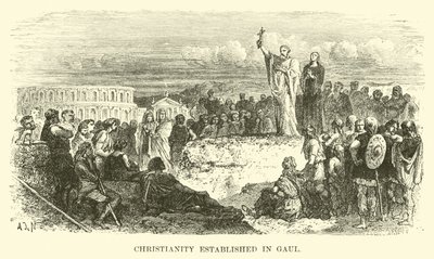 Das Christentum in Gallien etabliert von French School