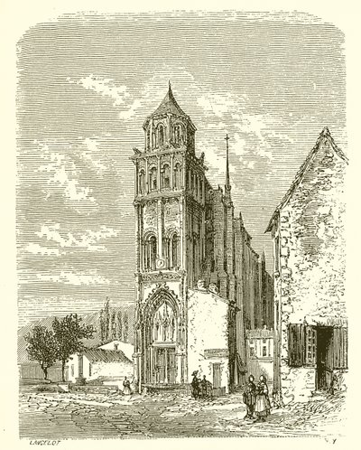 Kirche Sainte-Radegonde in Poitiers von French School