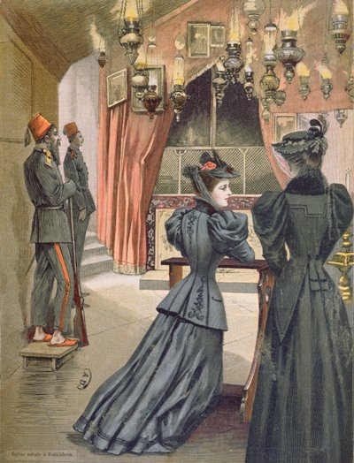 Geburtskirche, Bethlehem, 1894 von French School