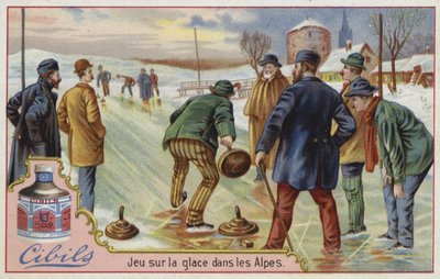 Cibils-Karte mit Curling von French School