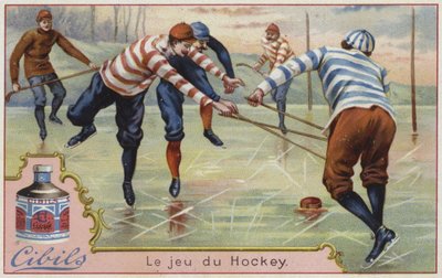 Cibils-Karte mit Eishockey von French School