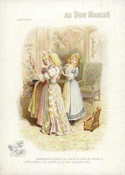 Aschenputtel und die hässlichen Schwestern von French School