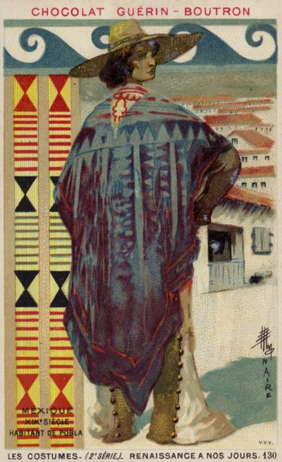 Bürger von Puebla, Mexiko, 19. Jahrhundert von French School