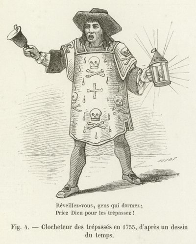 Totenglockner im Jahr 1755, nach einer Zeichnung der Zeit von French School