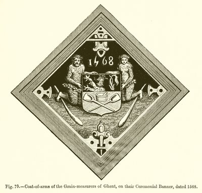 Wappen der Kornmesser von Gent von French School