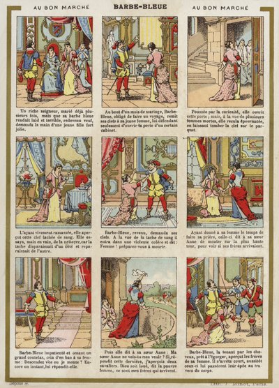 Comicstrip - Blaubart von French School
