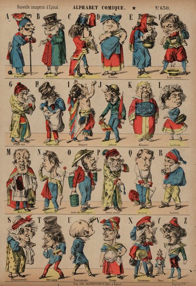 Comic Alphabet von French School