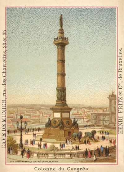 Kongresssäule, Brüssel von French School