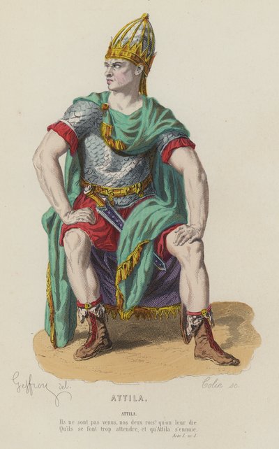 Corneille, Attila, Akt I, Szene I von French School