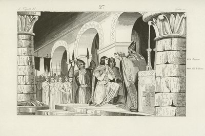 Krönung von Ludwig III. und Karlmann zu Königen von Westfranken, 879 von French School