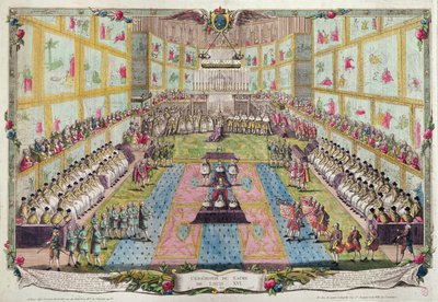Krönung von Ludwig XVI. in der Kathedrale von Reims am 11. Juni 1775 von French School