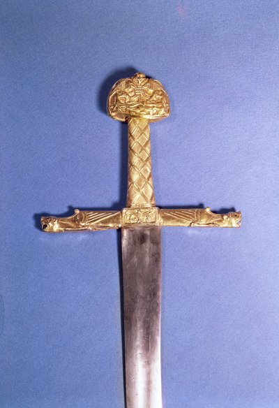 Krönungsschwert der Könige von Frankreich, gehörte Karl dem Großen (742-814), bekannt als `Joyeuse von French School