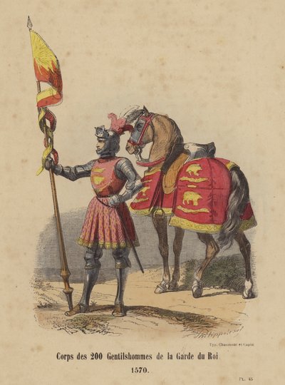 Corps der 200 Edelleute der Königsgarde von French School