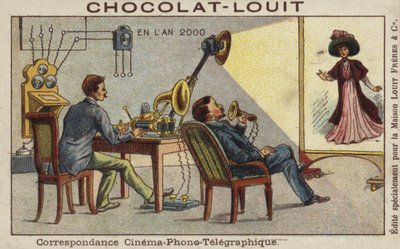 Korrespondenz per Kinemaphonotelegraphie im Jahr 2000 von French School