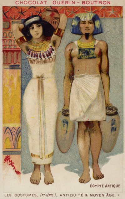Kostüme des alten Ägypten von French School