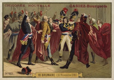 Staatsstreich des 18. Brumaire, Französische Revolution, 10. November 1799 von French School