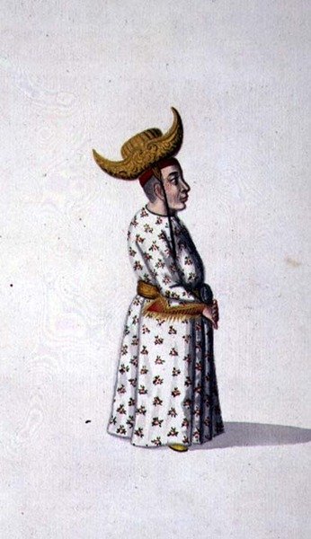 Hofzwerg, Osmanische Zeit, drittes Viertel des 18. Jahrhunderts von French School