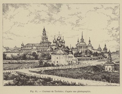Kloster von Troitzko von French School