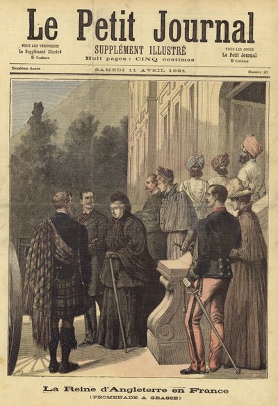 Titelblatt von Le Petit Journal, 11. April 1891 von French School