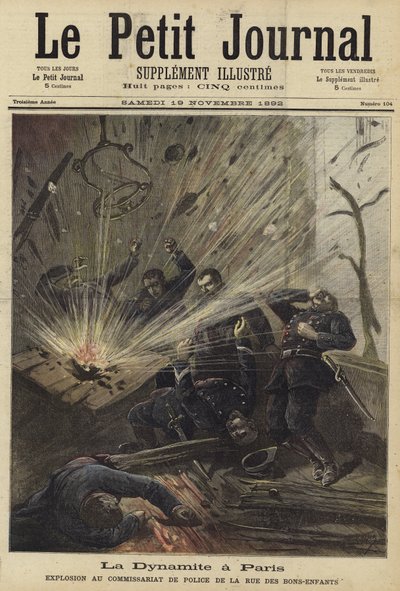 Titelblatt von Le Petit Journal, 19. November 1892 von French School