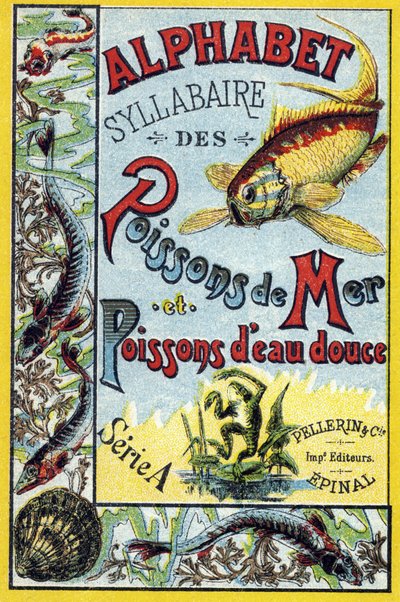 Umschlag von "Syllabary alphabet of marine and freshwater fish" von French School