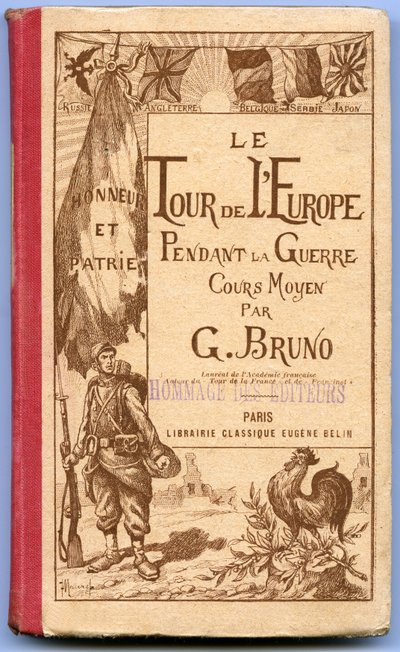 Buchumschlag „Die Europareise während des Krieges“ von G. Bruno von French School